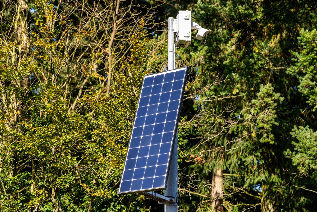 camera de securité solaire