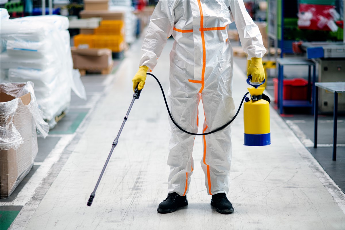 désinfection des sols industriels