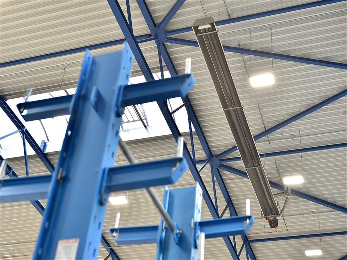 fonctionnement d'un tube radiant gaz